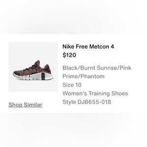 NIKE Free Metcon 4